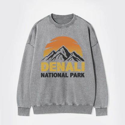 Denali National Park Washed Sweatshirts