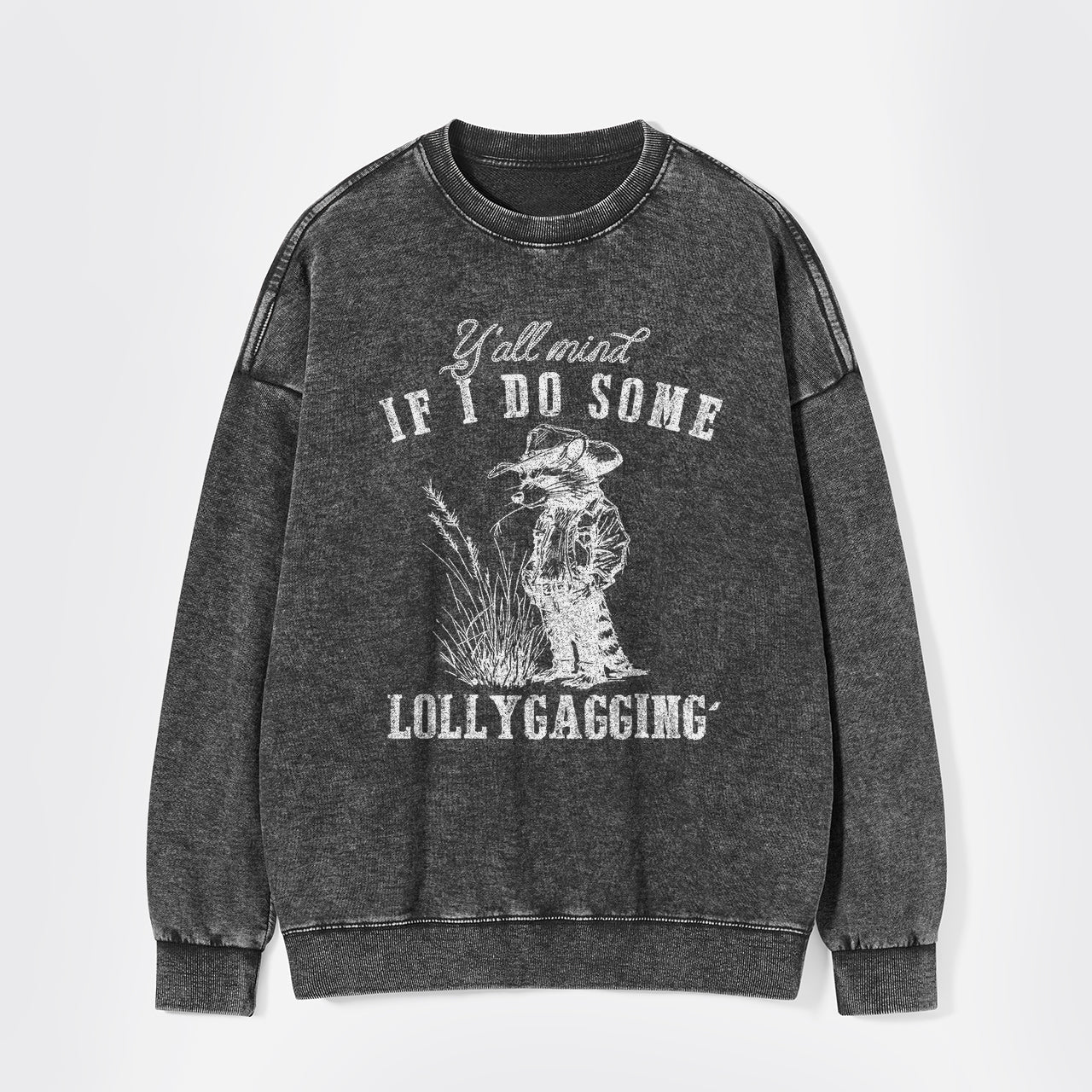 I Don't Think You'll Mind If I Take A Break Washed Sweatshirts