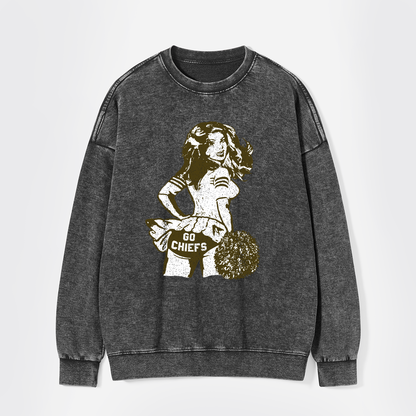 Go Chiefs Washed Sweatshirts
