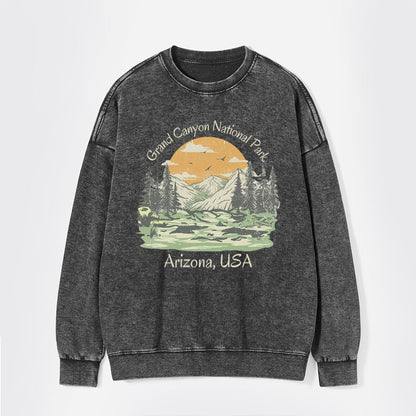 Grand Canyon National Park Washed Sweatshirts