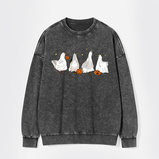 Halloween Ghost Ducks Sweatshirts