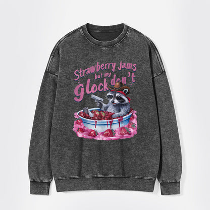 Let's Soak In The Strawberry Bath Washed Sweatshirts