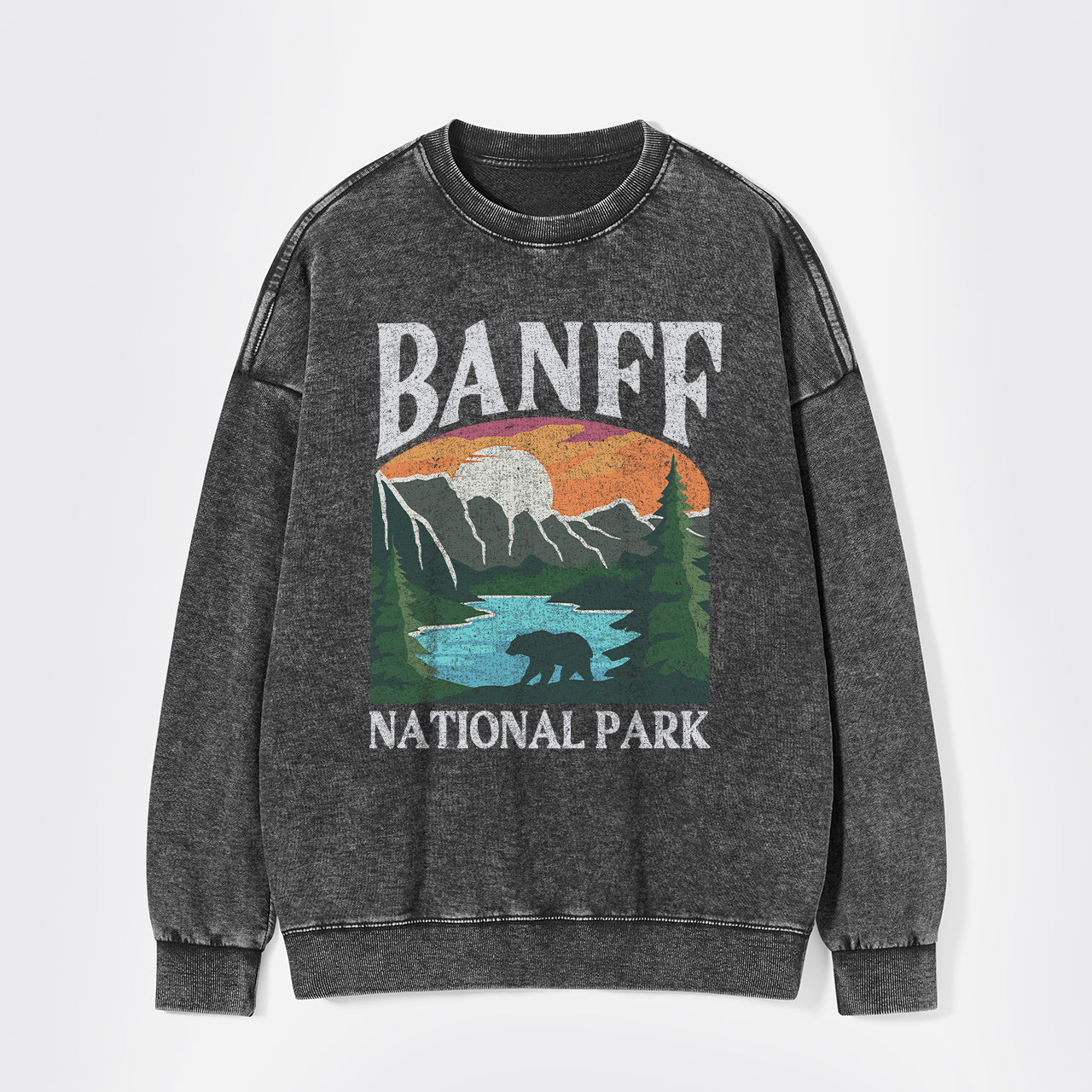 Rockies Banff National Park Washed Sweatshirts