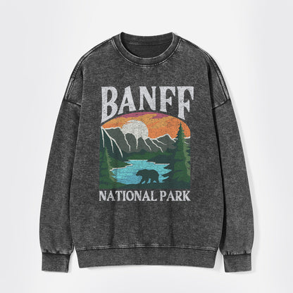 Rockies Banff National Park Washed Sweatshirts