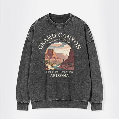 Arizona National Park Washed Sweatshirts