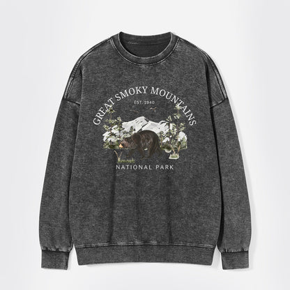 Great Smoky Mountains National Park EST.1940 Washed Sweatshirts