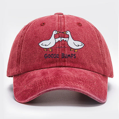 Goose Bump Embroidered Baseball Cap