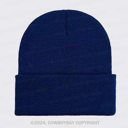 Solid Color Light Plate Knitted Beanie