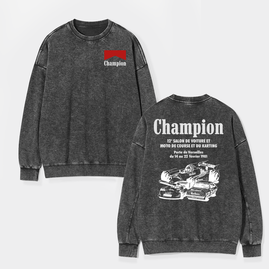 Paris Passion Racing Washed Sweatshirts