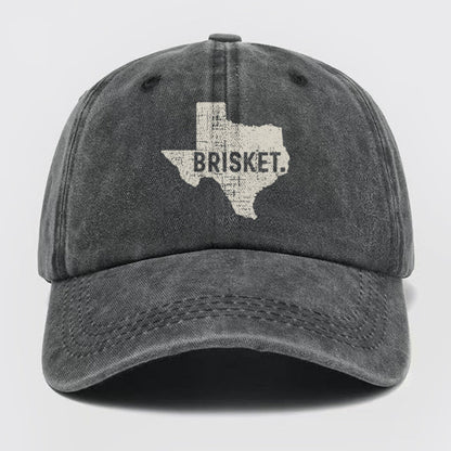 Texas Brisket Cowboy Washed Baseball Cap
