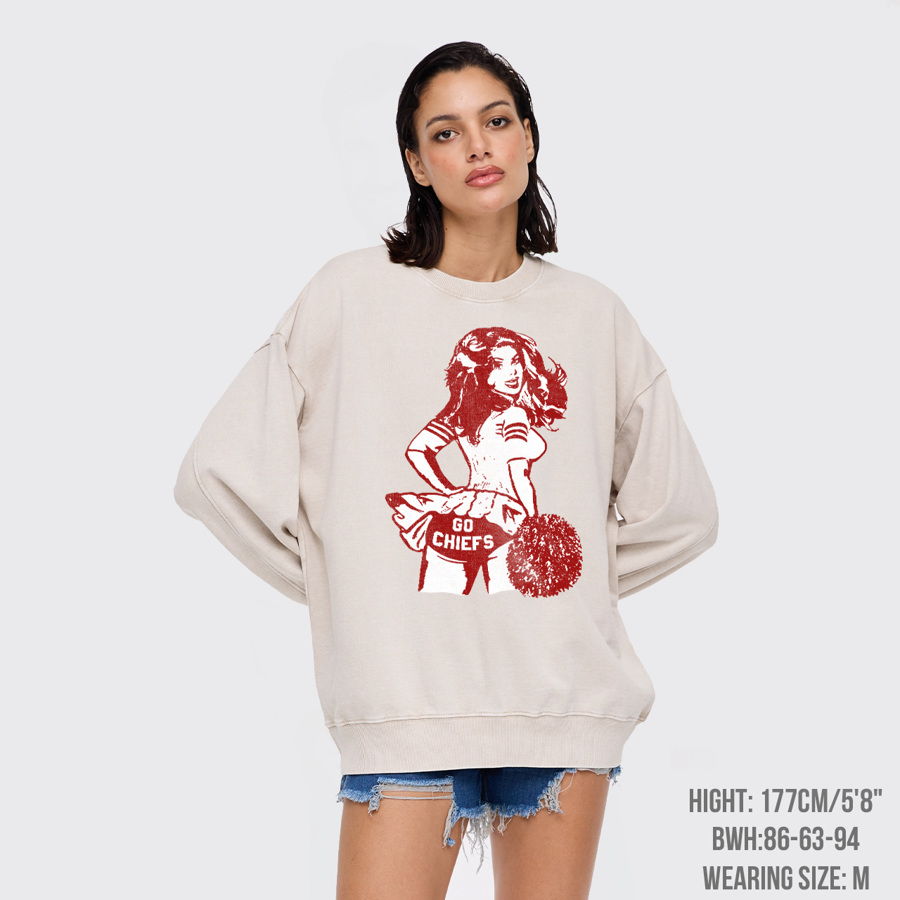 Go Chiefs Washed Sweatshirts