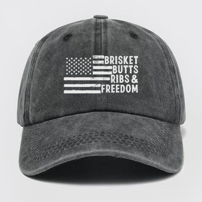 Bbq Gifts For Men, American Washed Baseball Cap