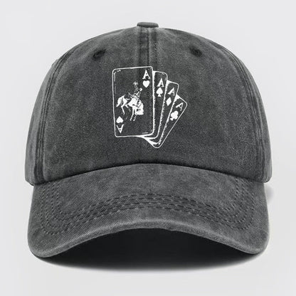 Ace Cowboy Punchy Washed Baseball Cap