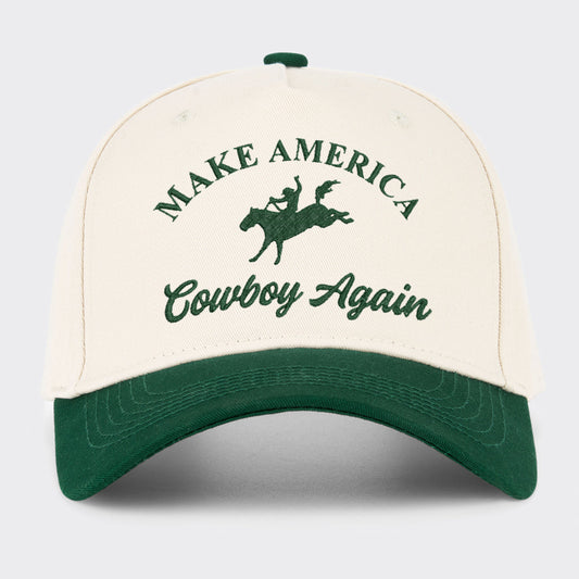 Make America Cowboy Again Embroidered Baseball Cap