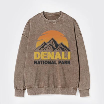 Denali National Park Washed Sweatshirts