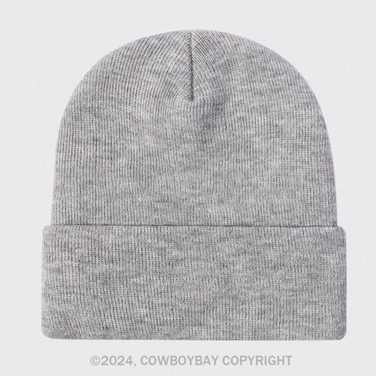 Solid Color Light Plate Knitted Beanie