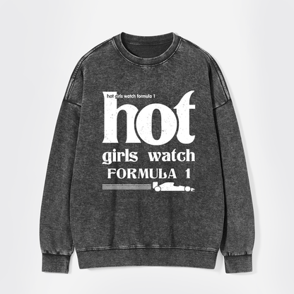 Formula One Washed Sweatshirts
