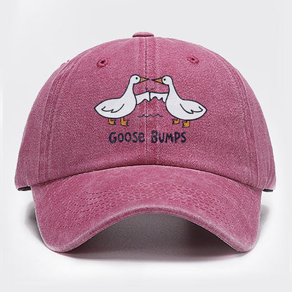 Goose Bump Embroidered Baseball Cap