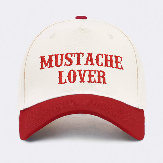 Mustache Lover Embroidered Baseball Cap