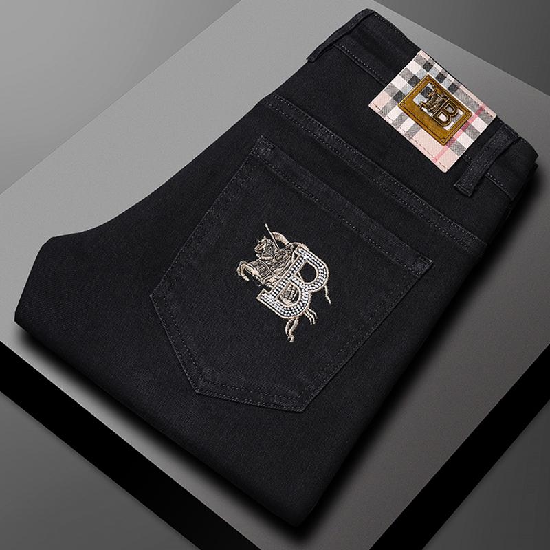 New embroidered denim trousers 1024022110