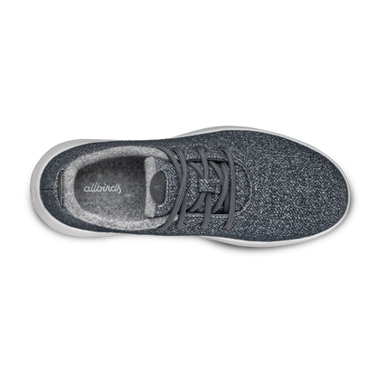 Women's Wool Runner Mizzle - Dark Grey (Light Grey Sole)