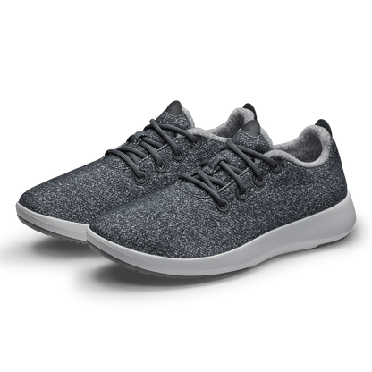 Women's Wool Runner Mizzle - Dark Grey (Light Grey Sole)