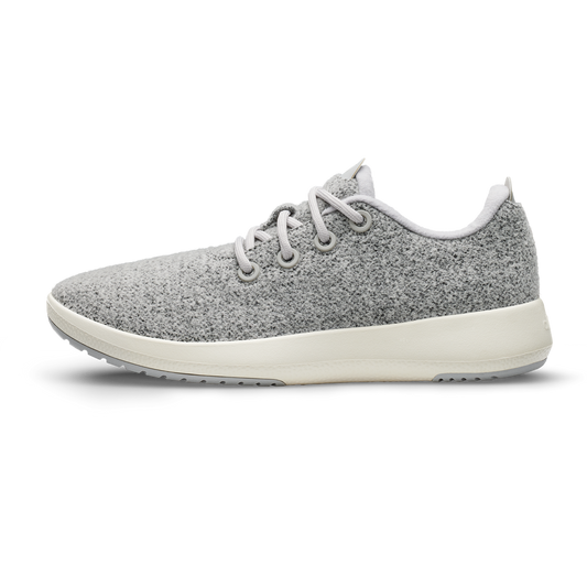 Women's Wool Runner Mizzle - Light Grey (Natural White Sole)