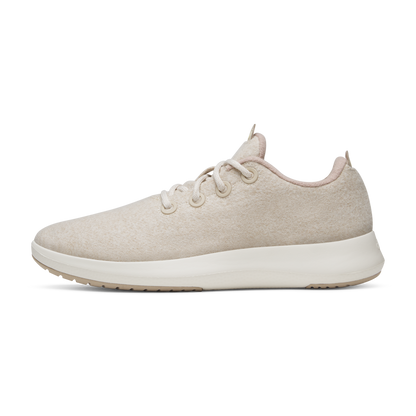 Women's Wool Runner Mizzle - Stony Cream (Natural White Sole)