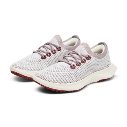 Women's Tree Dasher 2 - Blizzard/Thunder Red (Natural White Sole)