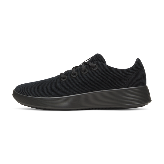 Women's Runner Go - Corduroy - Natural Black (Dark Grey Sole)