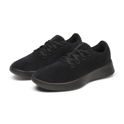 Women's Runner Go - Corduroy - Natural Black (Dark Grey Sole)