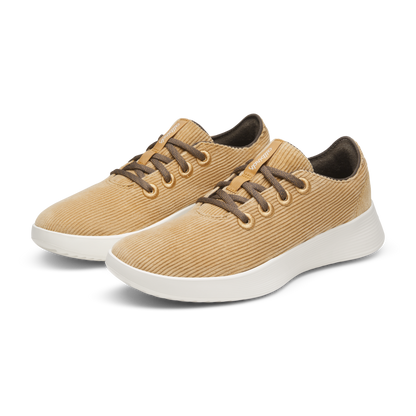 Women's Runner Go - Corduroy - Stony Beige (Natural White Sole)