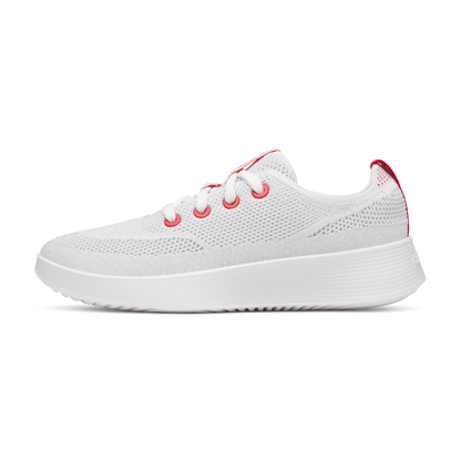 Women's Tree Runner Go - Blizzard/Bold Red (Blizzard Sole)
