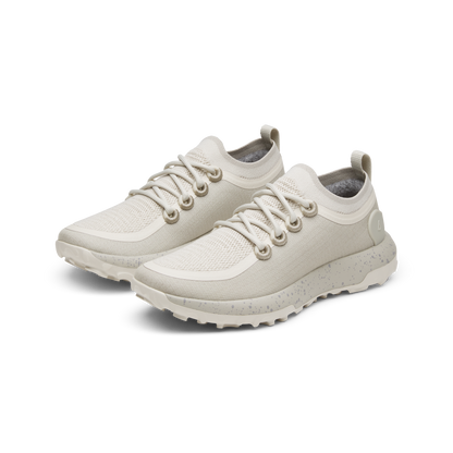 Women's Trail Runner - Weathered White (Weathered Grey Sole)