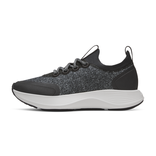 Women's Wool Strider - Dark Grey (Light Grey Sole)