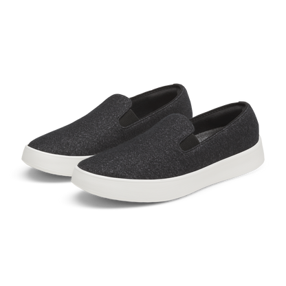 Women's Wool Cruiser Slip On - Natural Black (Blizzard Sole)