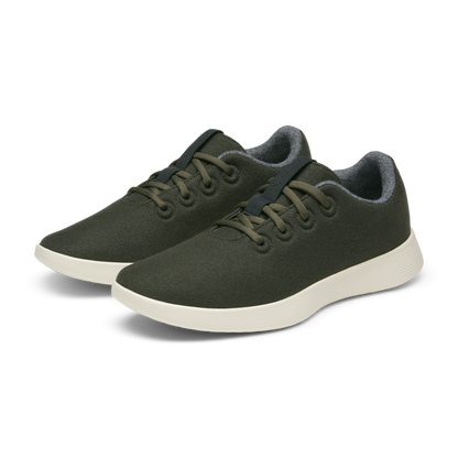 Women's Wool Runner NZ - Dark Jungle (Stony Cream Sole)