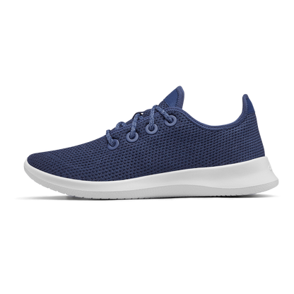 Women's Tree Runner - Marine Blue (White Sole)