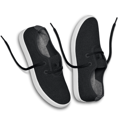 Women's Tree Skipper - Jet Black (White Sole)