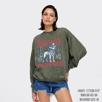 Woofdy Partner Washed Sweatshirts
