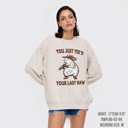 You've Lost Your Last Chance Washed Sweatshirts