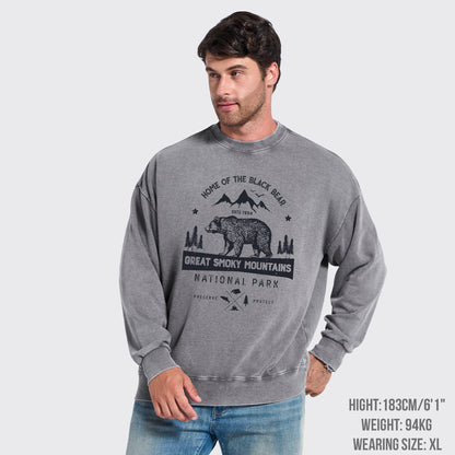 Great Smoky Mountains Home Of The Black Bear Washed Sweatshirts