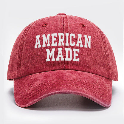 American Made Embroidered Baseball Cap